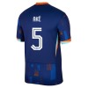 Maglia ufficiale Paesi Bassi Ake 5 Trasferta Euro 2024 per Uomo